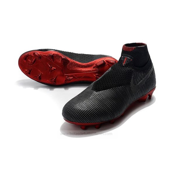 Nike Phantom VSN Elite DF FG Jordan x PSG Negro Rojo